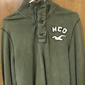 Green Hollister Sweater.